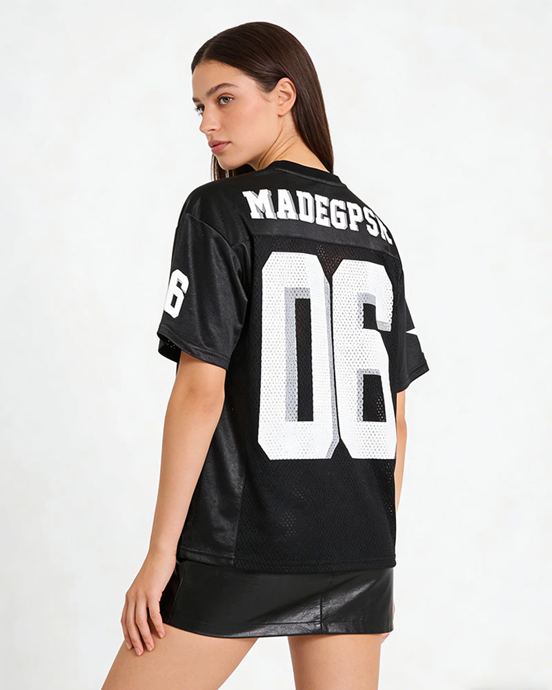 Spliced ​​all-match short sleeves