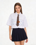 卡通小狗短袖襯衫