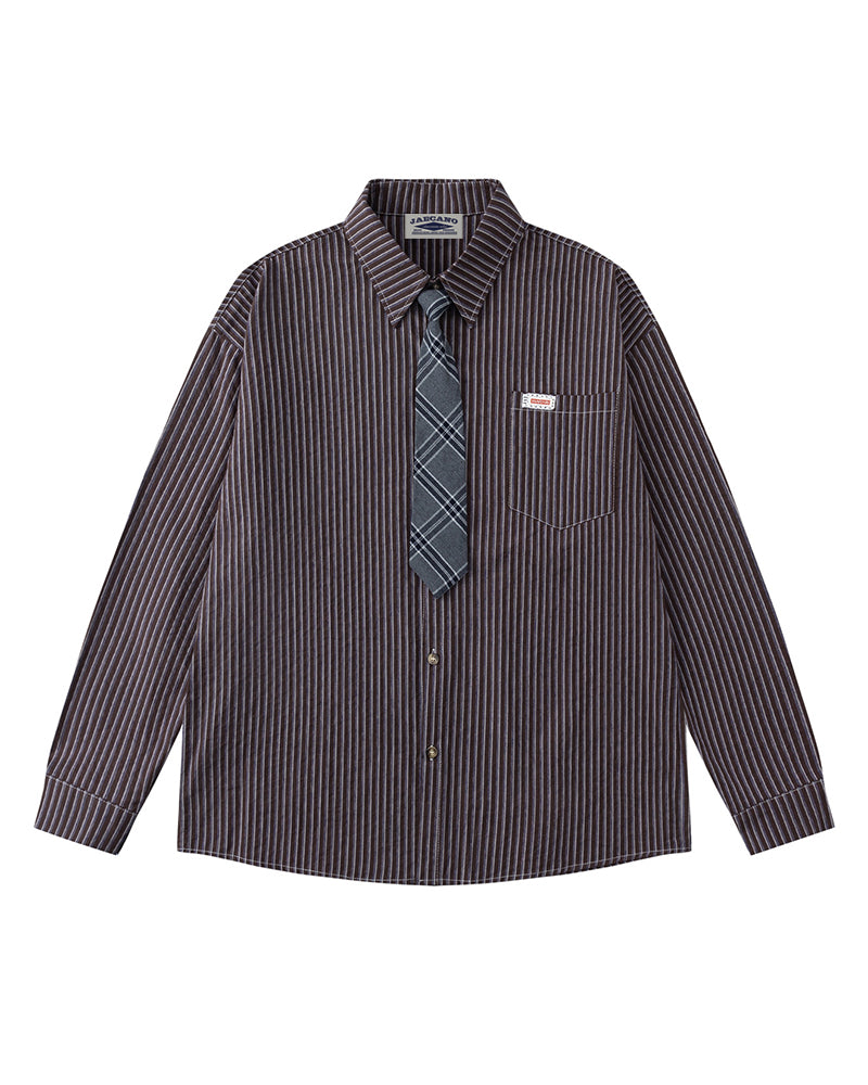 striped long sleeve shirt