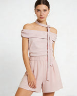 사랑스러운 오프숄더 반팔