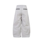Panelled straight-leg casual trousers