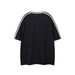 레트로 스트라이프 레터 반팔