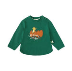 復古印花透氣長袖