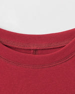 Lettering print crew neck short sleeves