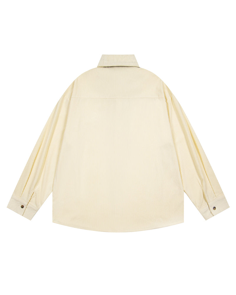 Corduroy Casual Long-Sleeved Shirt