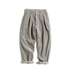 Corduroy casual trousers