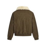 Simple and versatile lapel cotton coat