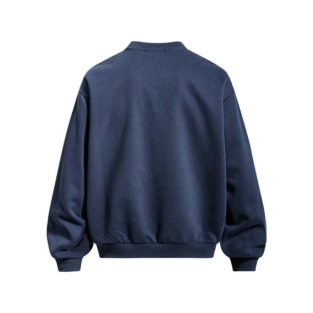 Crew neck casual sweatshirt