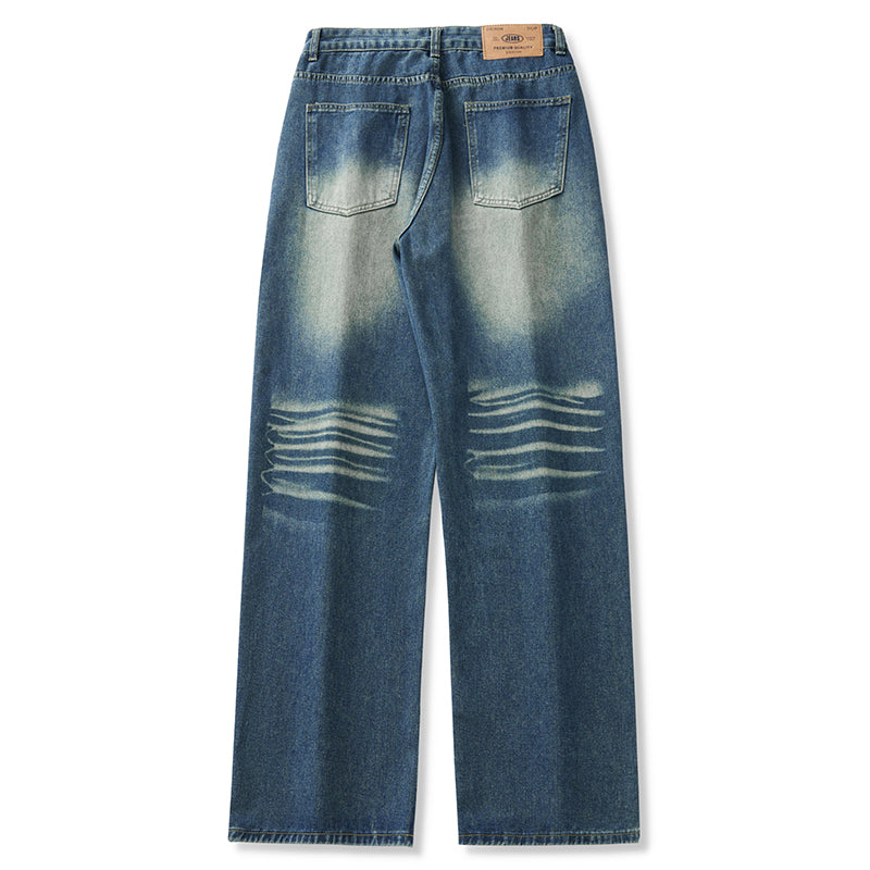 Vintage Blue Straight Jeans