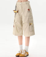 Multi-pocket cargo shorts