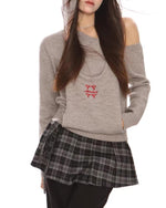 復古簡約百搭短款長袖