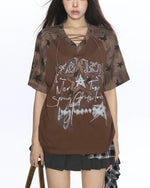 레트로 타이 반팔