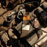 두꺼운 컬러 블록 양말