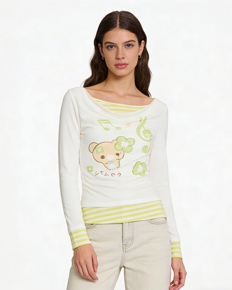 Fun Pattern Long Sleeve