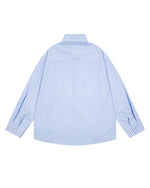 Striped versatile long-sleeved shirt