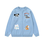 만화 강아지 스웨터