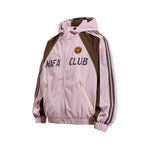 Retro patchwork couple jackets