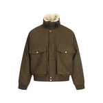 Simple and versatile lapel cotton coat