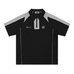 레트로 컬러 블록 반소매