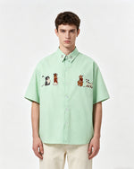 Cute Puppy Short Sleeve Shirt