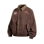 Stitched contrasting color couple's jacket