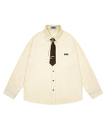Corduroy Casual Long-Sleeved Shirt