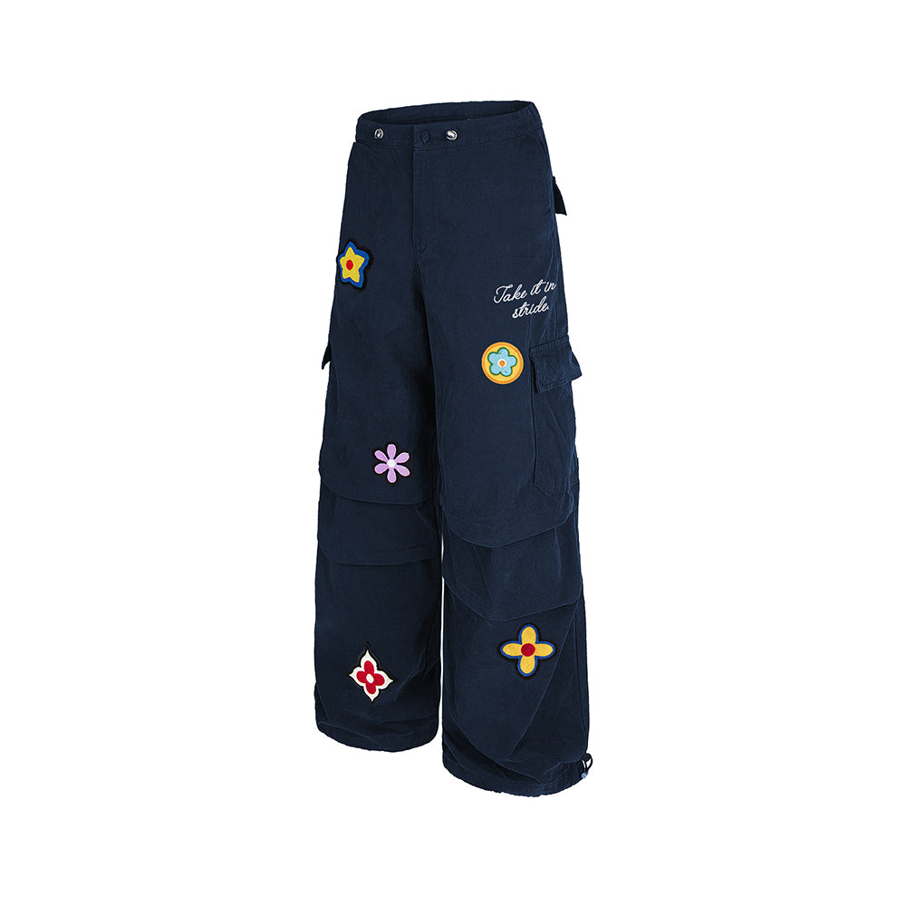Vintage colored cargo trousers