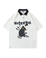 美式復古小貓咪短袖