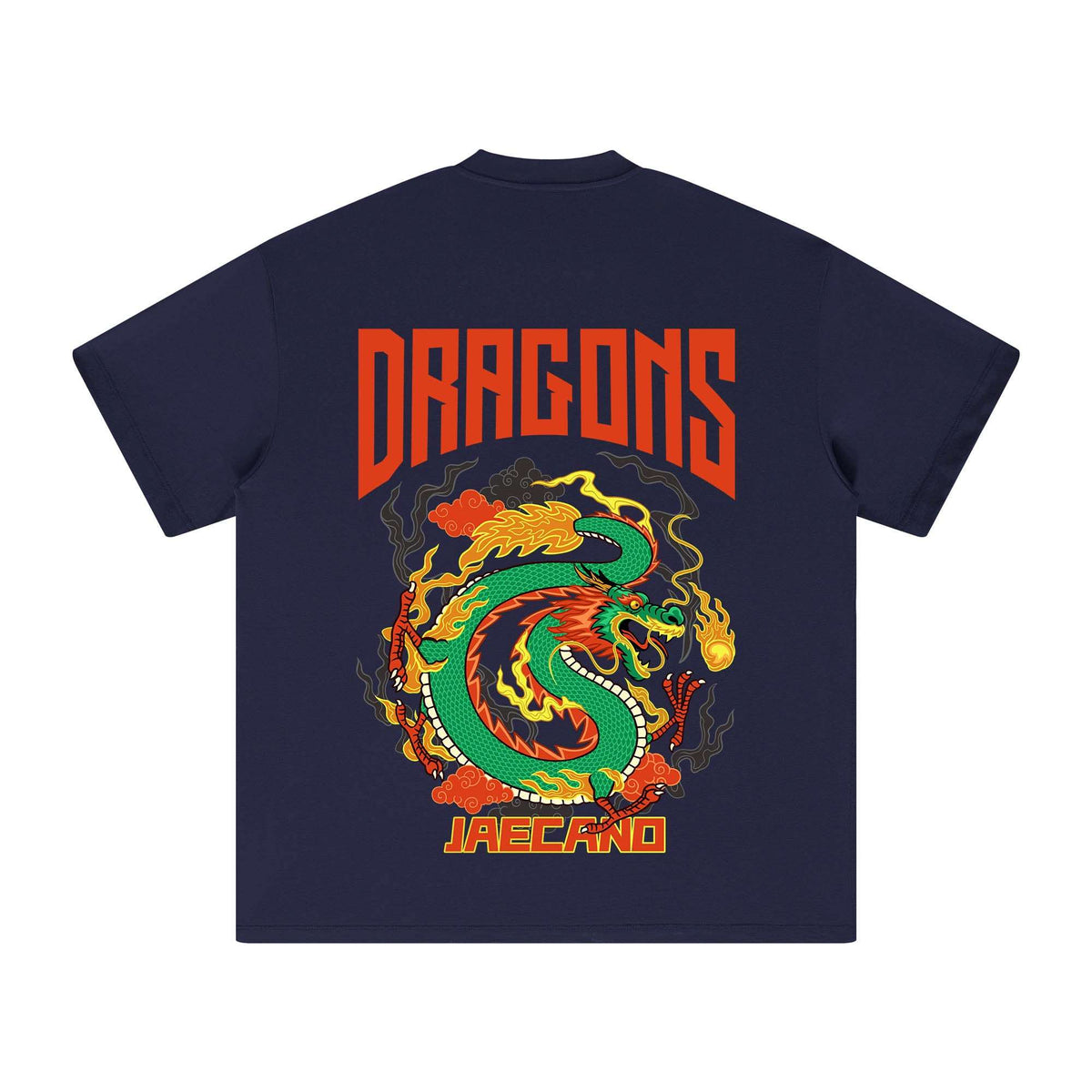 DRAGONoversize情侶短袖