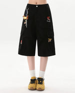 Multi-pocket cargo shorts