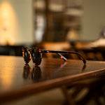 復古圓框防藍光墨鏡板材眼鏡架