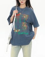 재미있는 패턴의 반팔