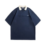 Retro casual polo short sleeve