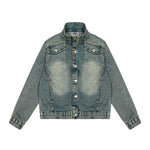 Retro simple denim jacket