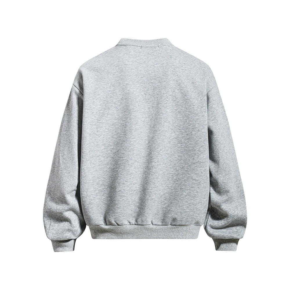 Crew neck casual sweatshirt
