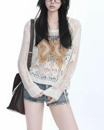 Butterfly design long sleeves