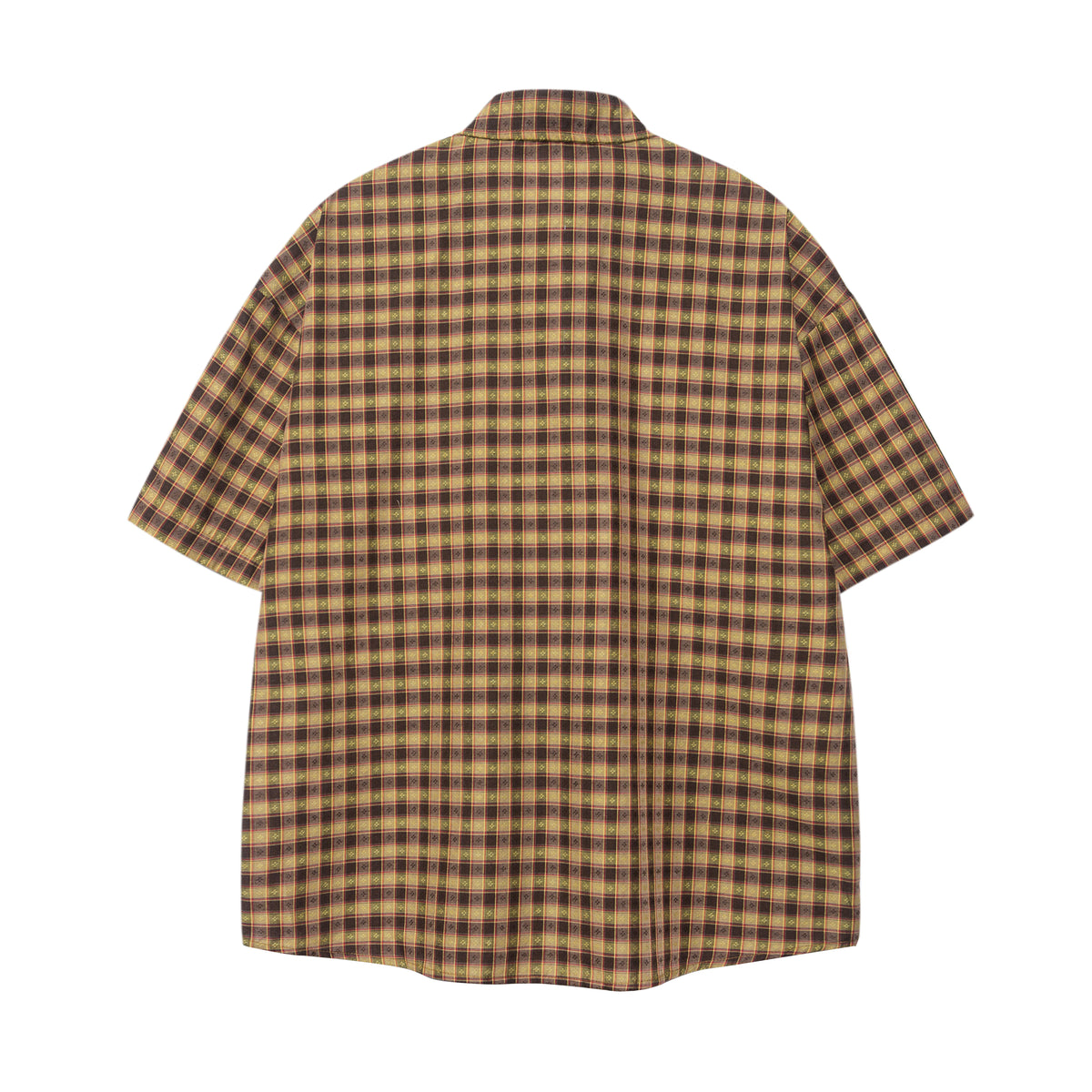 Retro Plaid Short Sleeve Shirt