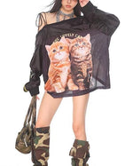 復古辣妹斜肩長袖（女款）