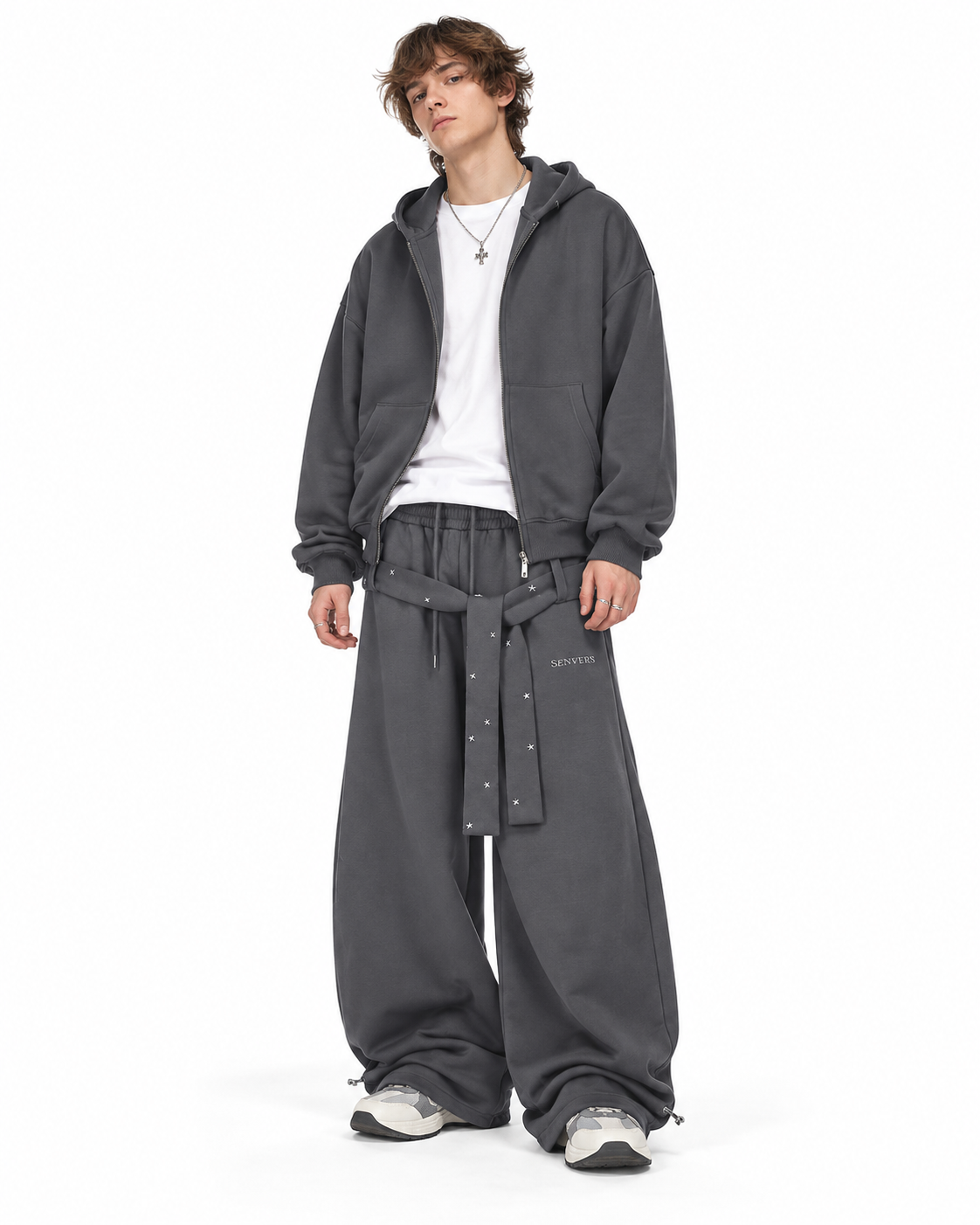 Retro casual trousers