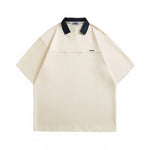 Retro casual polo short sleeve