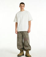 休閑波點牛仔褲