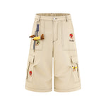 Multi-pocket cargo shorts