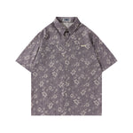 Vintage Floral Tie Shirt