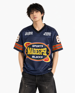 Breathable printed short-sleeved shirt
