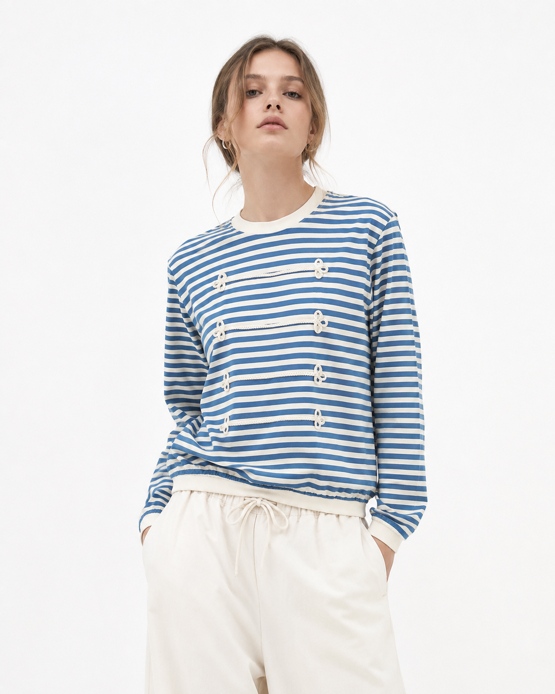 Simple and versatile casual long-sleeved shirt