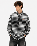 Plaid Casual Long-Sleeved Shirt