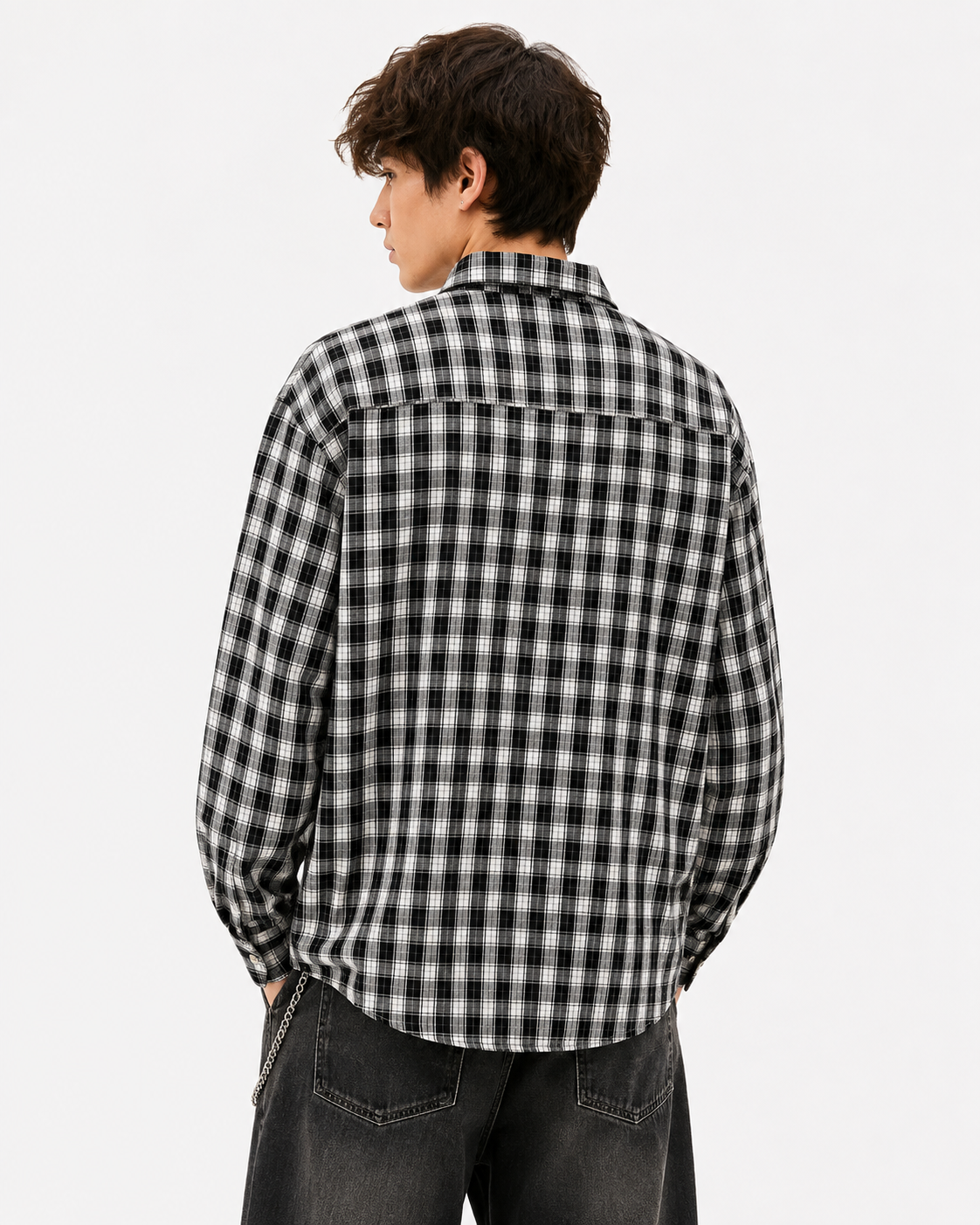 Plaid Casual Long-Sleeved Shirt