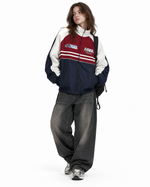 Color-blocked jacket
