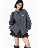 striped long sleeve shirt