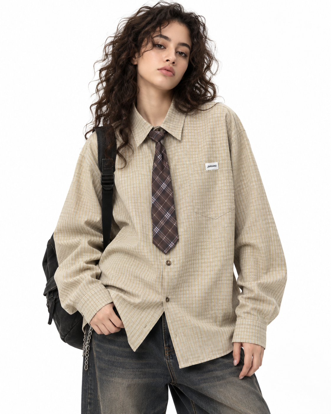 plaid long sleeve shirt